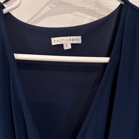 Baltic Born Navy Blue Maxi Dress Size L - Picture 2 of 3